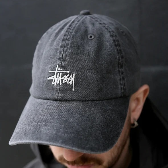 (국내배송, 당일출고) 스투시 베이직 로고 자수 워싱 볼캡 ~4Color~