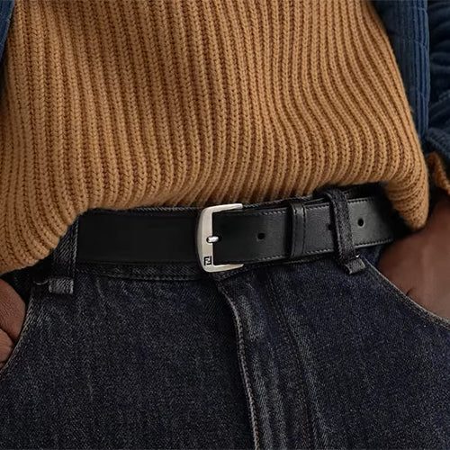 펜디 FF 벨트 블랙