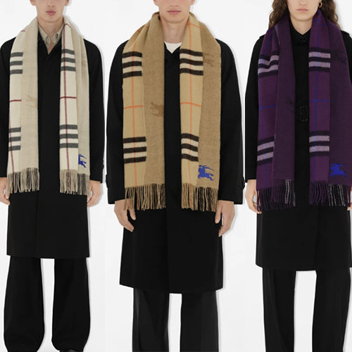 버버리 리버시블 EKD 체크 캐시미어 스카프 ~3Color~