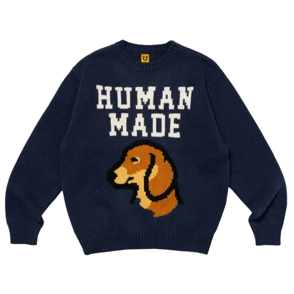 (국내배송, 당일출고) 휴먼메이드 닥스훈트 니트 스웨터