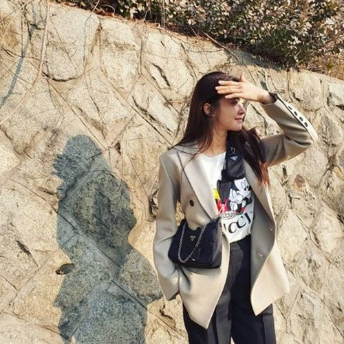 프라다 테수토 체인 스트랩 호보백 (이시영 착용) (업그레이드버전!!)