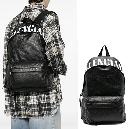 발렌시아가 에디터 백팩 블랙